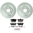 C1086261452 2-Wheel Set Rear Brake Disc and Pad Kit, 304.7 mm QuietCast Series, Includes (1) Brake Pad Set and (2) Brake Disc