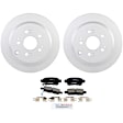 C1088261424 2-Wheel Set Rear Brake Disc and Pad Kit, 313 mm QuietCast Series, Includes (1) Brake Pad Set and (2) Brake Disc