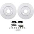 C1090261449 2-Wheel Set Rear Brake Disc and Pad Kit, 319.6 mm QuietCast Series, Includes (1) Brake Pad Set and (2) Brake Disc