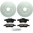 C1095200378 2-Wheel Set Rear Brake Disc and Pad Kit, 288 mm QuietCast Series, Includes (1) Brake Pad Set and (2) Brake Disc
