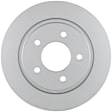 C1095340900 2-Wheel Set Rear Brake Disc and Pad Kit, 279.9 mm QuietCast Series, Includes (1) Brake Pad Set and (2) Brake Disc