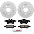 C1095340902 2-Wheel Set Rear Brake Disc and Pad Kit, 265 mm QuietCast Series, Includes (1) Brake Pad Set and (2) Brake Disc