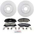 C1102260788 2-Wheel Set Front Brake Disc and Pad Kit, 320 mm QuietCast Series, Includes (1) Brake Pad Set and (2) Brake Disc