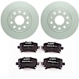 C1108141491 2-Wheel Set Rear Brake Disc and Pad Kit, 271.8 mm QuietCast Series, Includes (1) Brake Pad Set and (2) Brake Disc