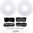 C1119121447 2-Wheel Set Front Brake Disc and Pad Kit, 315 mm QuietCast Series, Includes (1) Brake Pad Set and (2) Brake Disc