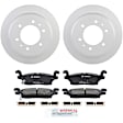 C1120121448 2-Wheel Set Rear Brake Disc and Pad Kit, 312 mm QuietCast Series, Includes (1) Brake Pad Set and (2) Brake Disc
