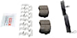 C1157281488 2-Wheel Set Rear Brake Disc and Pad Kit, 262 mm QuietCast Series, Includes (1) Brake Pad Set and (2) Brake Disc