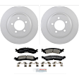 C1158201417 2-Wheel Set Front Brake Disc and Pad Kit, 305 mm QuietCast Series, Includes (1) Brake Pad Set and (2) Brake Disc
