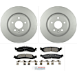 C1158201505 2-Wheel Set Front Brake Disc and Pad Kit, 325 mm QuietCast Series, Includes (1) Brake Pad Set and (2) Brake Disc