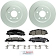C1159250632 2-Wheel Set Front Brake Disc and Pad Kit, 303 mm QuietCast Series, Includes (1) Brake Pad Set and (2) Brake Disc