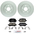 C1160250570 2-Wheel Set Front Brake Disc and Pad Kit, 296 mm QuietCast Series, Includes (1) Brake Pad Set and (2) Brake Disc
