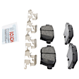 C1161201481 2-Wheel Set Rear Brake Disc and Pad Kit, 279.7 mm QuietCast Series, Includes (1) Brake Pad Set and (2) Brake Disc