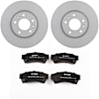 C1164201441 2-Wheel Set Front Brake Disc and Pad Kit, 299 mm QuietCast Series, Includes (1) Brake Pad Set and (2) Brake Disc
