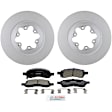 C1169251458 2-Wheel Set Front Brake Disc and Pad Kit, 298 mm QuietCast Series, Includes (1) Brake Pad Set and (2) Brake Disc