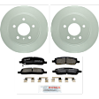 C1172251430 2-Wheel Set Rear Brake Disc and Pad Kit, 292 mm QuietCast Series, Includes (1) Brake Pad Set and (2) Brake Disc