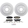 C1194250646 2-Wheel Set Rear Brake Disc and Pad Kit, 344.8 mm QuietCast Series, Includes (1) Brake Pad Set and (2) Brake Disc