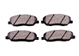 C1202280821 2-Wheel Set Front Brake Disc and Pad Kit, 298 mm QuietCast Series, Includes (1) Brake Pad Set and (2) Brake Disc