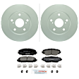 C1210501503 2-Wheel Set Front Brake Disc and Pad Kit, 275 mm QuietCast Series, Includes (1) Brake Pad Set and (2) Brake Disc