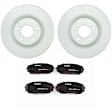 C1258201510 2-Wheel Set Front Brake Disc and Pad Kit, 320 mm QuietCast Series, Includes (1) Brake Pad Set and (2) Brake Disc
