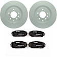 C1258340915 2-Wheel Set Front Brake Disc and Pad Kit, 319.8 mm QuietCast Series, Includes (1) Brake Pad Set and (2) Brake Disc