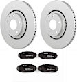 C1258531469 2-Wheel Set Front Brake Disc and Pad Kit, 320 mm QuietCast Series, Includes (1) Brake Pad Set and (2) Brake Disc