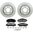 C1273160258 2-Wheel Set Front Brake Disc and Pad Kit, 302 mm QuietCast Series, Includes (1) Brake Pad Set and (2) Brake Disc