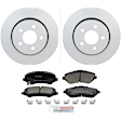 C1273160265 2-Wheel Set Front Brake Disc and Pad Kit, 302 mm QuietCast Series, Includes (1) Brake Pad Set and (2) Brake Disc