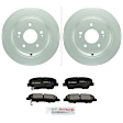 C1284281491 2-Wheel Set Rear Brake Disc and Pad Kit, 314.3 mm QuietCast Series, Includes (1) Brake Pad Set and (2) Brake Disc