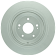 C1284281491 2-Wheel Set Rear Brake Disc and Pad Kit, 314.3 mm QuietCast Series, Includes (1) Brake Pad Set and (2) Brake Disc