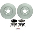 C1295321460 2-Wheel Set Front Brake Disc and Pad Kit, 320 mm QuietCast Series, Includes (1) Brake Pad Set and (2) Brake Disc