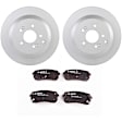C1302281499 2-Wheel Set Rear Brake Disc and Pad Kit, 324 mm QuietCast Series, Includes (1) Brake Pad Set and (2) Brake Disc