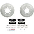 2021 Toyota Tundra - 2-Wheel Set Rear Brake Disc and Pad Kit, 344.9 mm, 5.7L 8Cyl, QuietCast Series Includes (2) Disc and (1) Pad Set