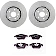 C1306441507 2-Wheel Set Front Brake Disc and Pad Kit, 315.7 mm QuietCast Series, Includes (1) Brake Pad Set and (2) Brake Disc