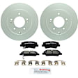 C1313281498 2-Wheel Set Rear Brake Disc and Pad Kit, 284 mm QuietCast Series, Includes (1) Brake Pad Set and (2) Brake Disc