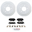 C1313321458 2-Wheel Set Rear Brake Disc and Pad Kit, 262 mm QuietCast Series, Includes (1) Brake Pad Set and (2) Brake Disc