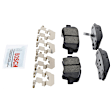 C1313321458 2-Wheel Set Rear Brake Disc and Pad Kit, 262 mm QuietCast Series, Includes (1) Brake Pad Set and (2) Brake Disc
