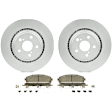 C1324501479 2-Wheel Set Brake Disc and Pad Kit, 328 mm QuietCast Series, Includes (1) Brake Pad Set and (2) Brake Disc