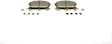 C1324531460 2-Wheel Set Brake Disc and Pad Kit, 328 mm QuietCast Series, Includes (1) Brake Pad Set and (2) Brake Disc