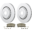C1324531477 2-Wheel Set Front Brake Disc and Pad Kit, 328 mm QuietCast Series, Includes (1) Brake Pad Set and (2) Brake Disc