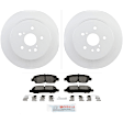 C1325501341 2-Wheel Set Rear Brake Disc and Pad Kit, 309 mm QuietCast Series, Includes (1) Brake Pad Set and (2) Brake Disc