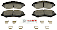C1327160258 2-Wheel Set Front Brake Disc and Pad Kit, 302 mm QuietCast Series, Includes (1) Brake Pad Set and (2) Brake Disc