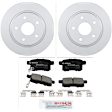C1336161439 2-Wheel Set Rear Brake Disc and Pad Kit, 304.9 mm QuietCast Series, Includes (1) Brake Pad Set and (2) Brake Disc