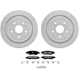 C1337251454 2-Wheel Set Rear Brake Disc and Pad Kit, 315 mm QuietCast Series, Includes (1) Brake Pad Set and (2) Brake Disc