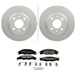 C1339201443 2-Wheel Set Front Brake Disc and Pad Kit, 275 mm QuietCast Series, Includes (1) Brake Pad Set and (2) Brake Disc
