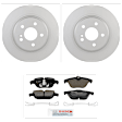 C1341360984 2-Wheel Set Rear Brake Disc and Pad Kit, 300 mm QuietCast Series, Includes (1) Brake Pad Set and (2) Brake Disc