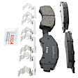 C1363531490 2-Wheel Set Front Brake Disc and Pad Kit, 330 mm QuietCast Series, Includes (1) Brake Pad Set and (2) Brake Disc