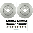 C1376201505 2-Wheel Set Front Brake Disc and Pad Kit, 325 mm QuietCast Series, Includes (1) Brake Pad Set and (2) Brake Disc