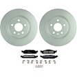 C1376201511 2-Wheel Set Front Brake Disc and Pad Kit, 325 mm QuietCast Series, Includes (1) Brake Pad Set and (2) Brake Disc