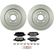 C1377200394 2-Wheel Set Rear Brake Disc and Pad Kit, 330 mm QuietCast Series, Includes (1) Brake Pad Set and (2) Brake Disc