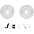 C1393401040 2-Wheel Set Rear Brake Disc and Pad Kit, 307.8 mm QuietCast Series, Includes (1) Brake Pad Set and (2) Brake Disc